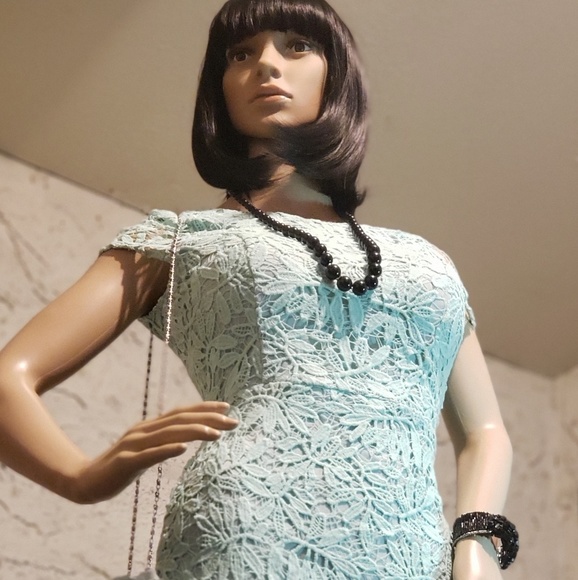 NWOT Lulu"s Dress, necklace, bangle & flower